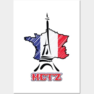 METZ City Posters and Art